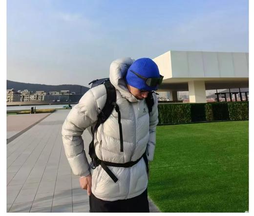 D121148轻量保暖防泼水防风户外运动登山御寒连帽羽绒服 商品图11