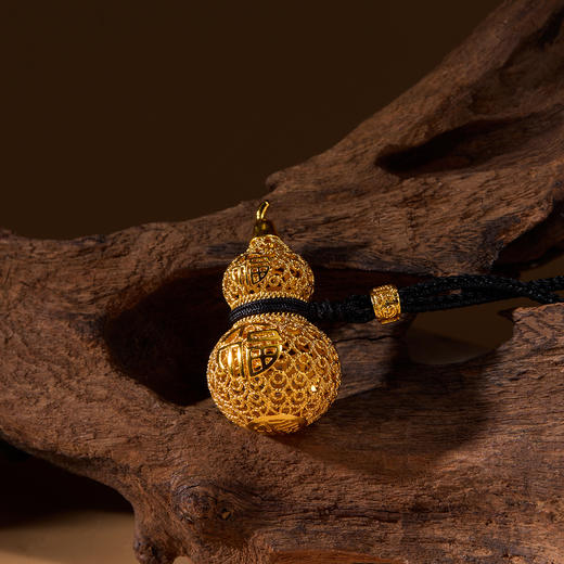 Manreya玛芮 “双福叠韵”项链|铜镀金 商品图5