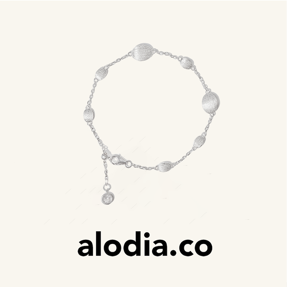 【新年礼物】alodia.co 品牌直发 莫奈花园意大利拉丝工艺手链 925银礼物小众长期主义高级感小众