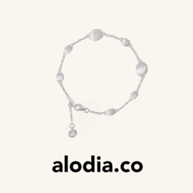 【新年礼物】alodia.co 品牌直发 莫奈花园意大利拉丝工艺手链 925银礼物小众长期主义高级感小众