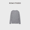ROMI STUDIO“优雅舒适”100%羊毛坑条立体V领套头毛衫 RWDSS61819 商品缩略图2