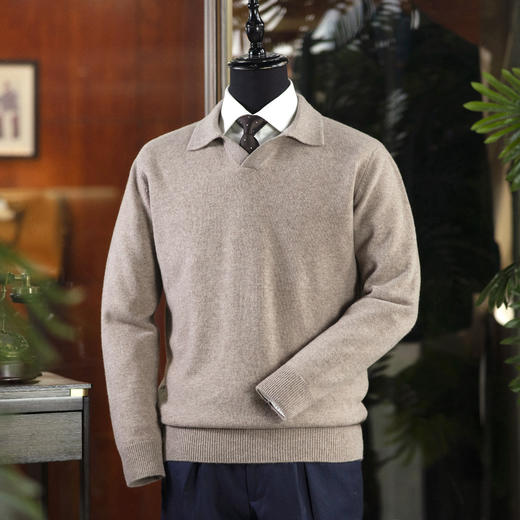 25新款秋冬男士羊毛羊绒 针织毛衣 三款多色可选 商品图4