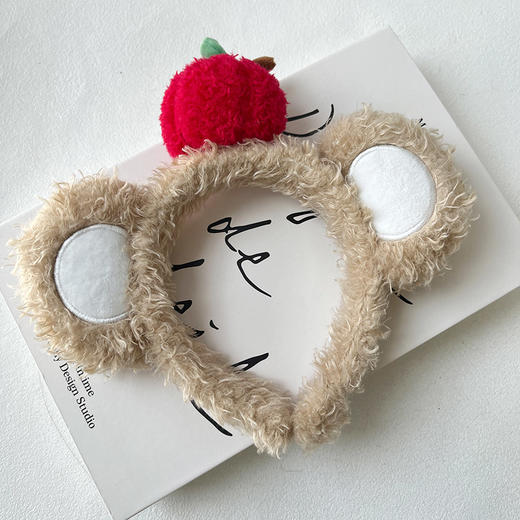 少女甜美可爱苹果卷绒发发箍-纪念日百货门店同款166295865 商品图3