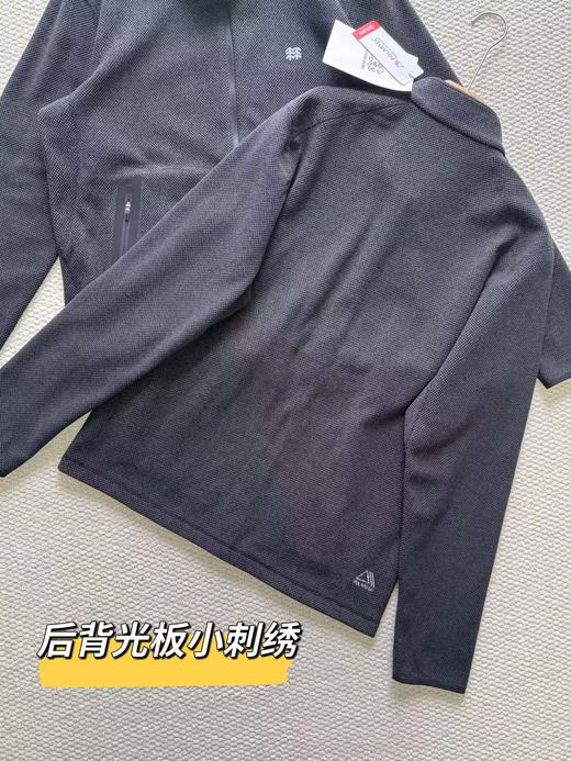 D121166男士立领抓绒夹克秋冬透湿保暖外套户外运动上衣 商品图4