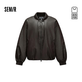 商场同款|森马羽绒服女春oversize轻薄90绒子2026新款高街仿皮衣