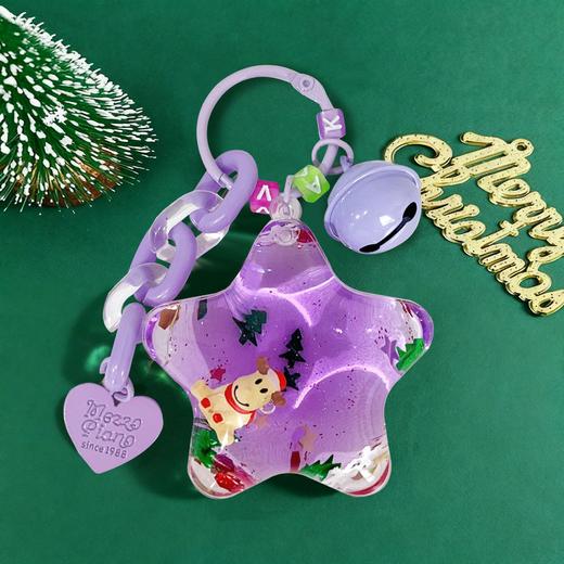 【圣诞礼品❗️星星挂件】可爱又趣味的造型，充实饱满，质感圆滑细腻，上色均匀，舒适手感，小巧随身随处可挂，圣诞系钥匙扣挂饰精致可爱汽车包包挂件小礼品QQ 商品图7