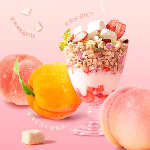 【好麦多】酸奶桃桃奇亚籽水果麦片330g 商品图3