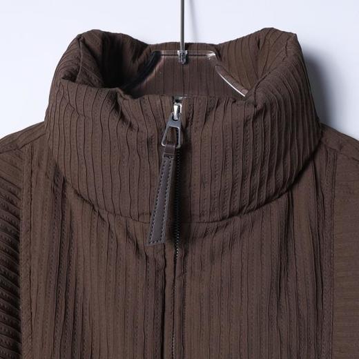 SDSA男士秋冬新款痞帅男装复古竖纹羽绒服百搭时尚立领外套宽松 商品图1