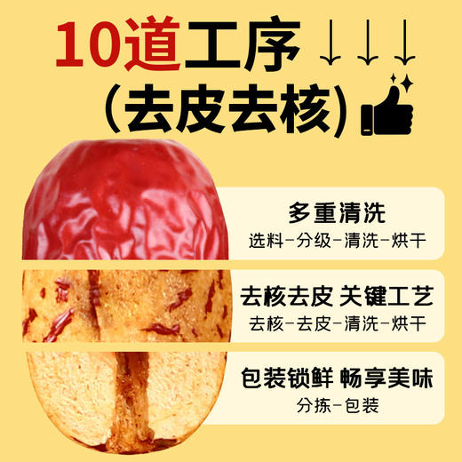 新疆特级灰枣去皮无核 自然积糖果肉饱满香甜 商品图8
