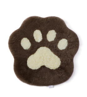 【澳洲品牌】EVERAU   纯羊毛椅垫小垫沙发垫坐垫羊剪绒短毛餐椅垫 小熊爪垫座垫冬季羊皮椅垫EAZ067