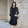 奢姿大码女装2025秋季新款时尚减龄圆领连衣裙胖妹妹气质优雅裙子9853853647 商品缩略图2
