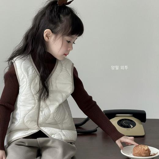 （外套&马甲）可优鼠儿童轻暖羊毛内胆 羊毛填充轻暖舒适 外穿内搭居家等实穿性超强 男女宝可穿120-170码 商品图3