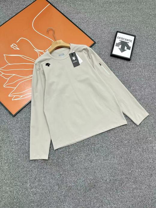 D121158户外休闲男女款圆领薄绒打底衫长袖上衣 商品图8