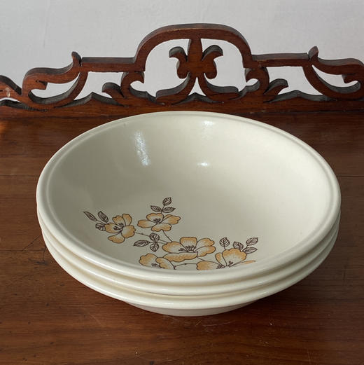 英国Staffordshire产Biltons Floral Ironstone浅汤碗 B0316 商品图0