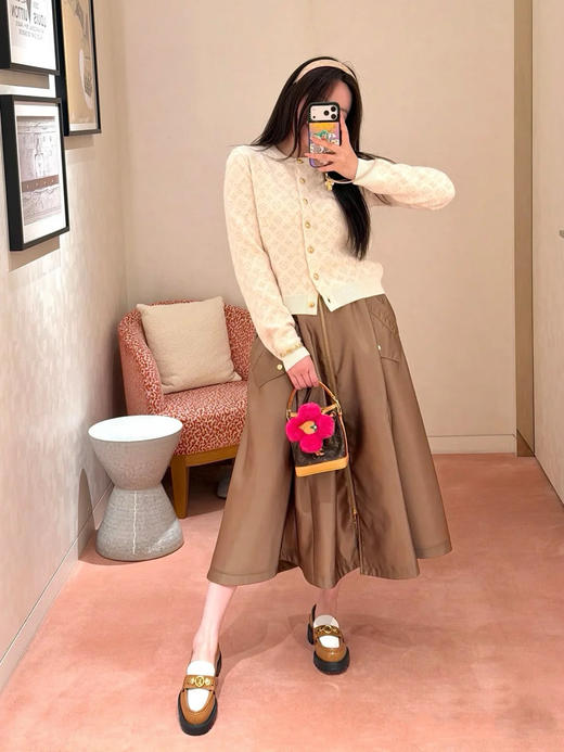 驴家 经典老花针织开衫 (TM) 商品图1