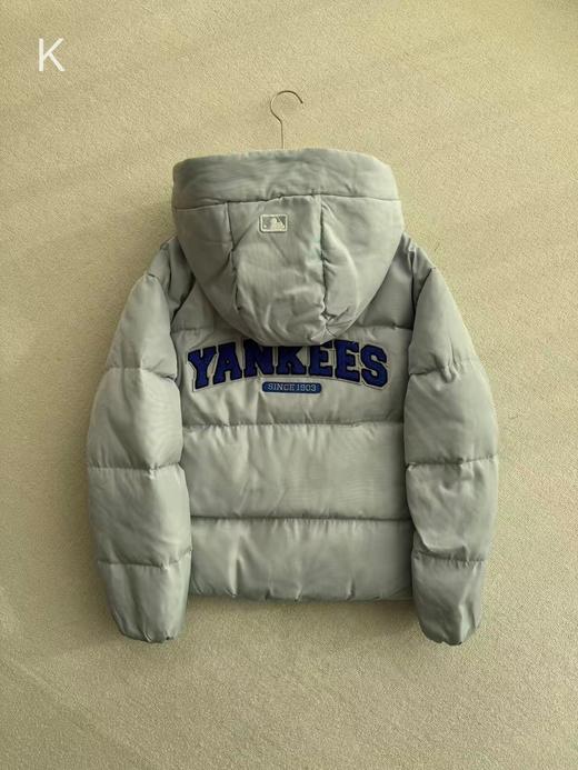 MLB冬季NY/LA连帽羽绒服情侣款面包服 商品图5