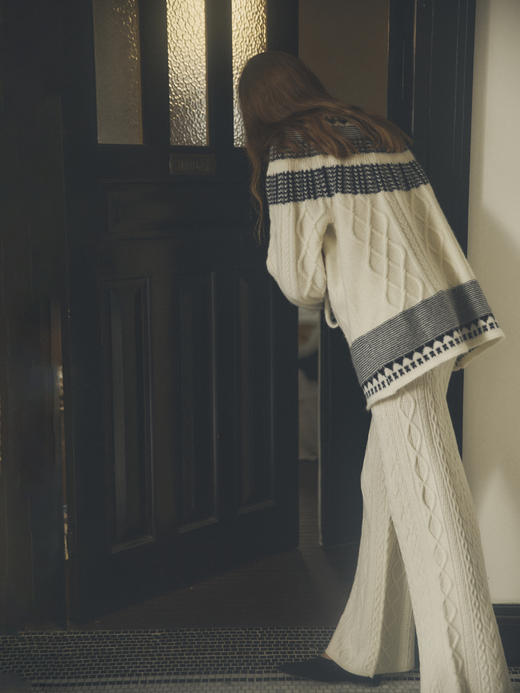 VC｜HD25001 Ulla knit sweater [针织上衣 白  ]【HOLIDAY】 商品图1