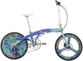 UPLAND海豚系列折叠自行车二折叠艺术涂装变速