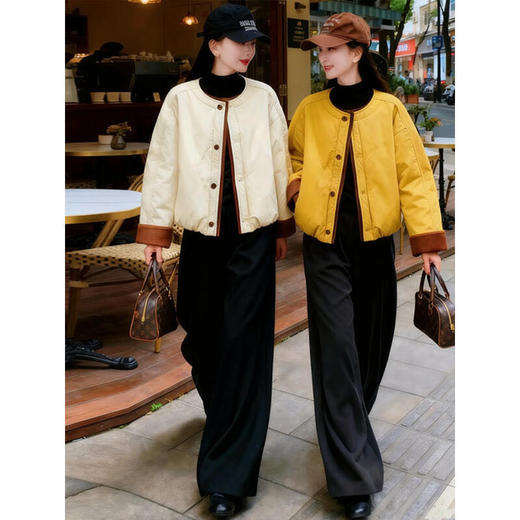 过年停发！大年初十发货！【韩系棉服外套】百搭小暖炉 遮肉显瘦 保暖有廓形 商品图3