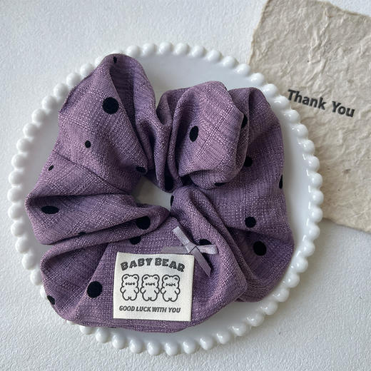 韩系百搭露露紫简约肠圈JTLLZ发圈-纪念日百货门店同款167145412 商品图1