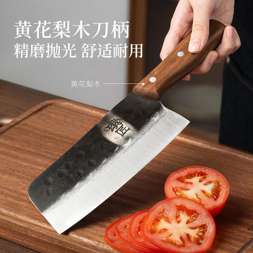 璞匠菜刀锻打手工刀家用厨房刀具切片切肉切菜厨师用锋利正品厨刀 商品图4