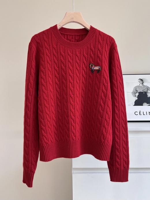 【高品质私服】【经典麻花编织毛衣】显白显瘦圆领款~甄选100%羊毛，纤维蓬松柔韧，亲肤性与保暖性兼备，摸起来是能感知到的细腻质感【无标出货 介意慎拍】WD 商品图12