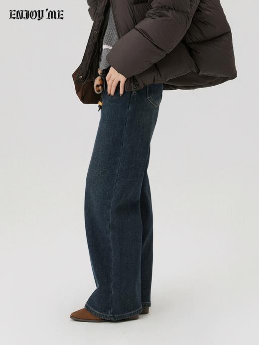 【门店同款】ENJOY冬季豹纹毛球加绒阔腿裤 168046053 商品图1