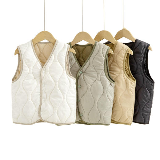 （外套&马甲）可优鼠儿童轻暖羊毛内胆 羊毛填充轻暖舒适 外穿内搭居家等实穿性超强 男女宝可穿120-170码 商品图14