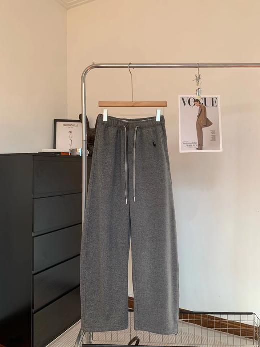 D121119秋冬羊绒加绒弯刀裤女士毛呢休闲长裤 商品图3