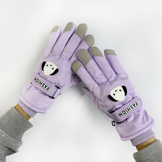 【保暖舒适柔软❗️秒变甜酷风】滑雪手套女冬季加绒加厚保暖防寒学生户外骑电动车玩雪防泼水触屏。jb 商品图3
