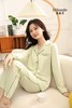 长袖长裤丝光棉翻领套装女款睡衣舒适透气气质1415311 商品缩略图1