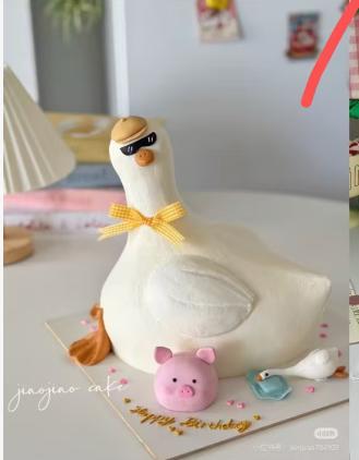 立体三十鹅立蛋糕/需提前预定/不接急单-低糖处理无添加 商品图7