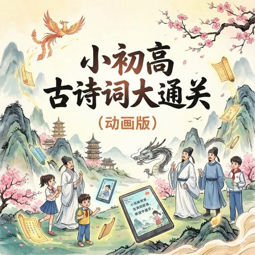 小初高古诗词大通关（动画版） 商品图0