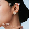 【冬日情书·初雪】雪花耳钉·金银双色 商品缩略图2