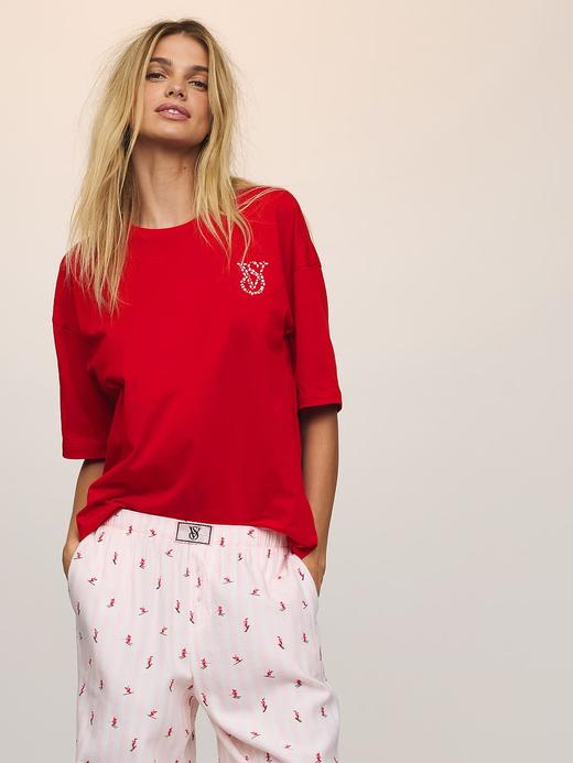 好折扣！VS维秘T恤长裤睡衣套装只要￥398直邮到手 商品图4