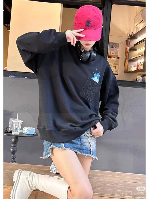 D121134新品联名款哈尔的移动城堡联名火焰卫衣男女同款 商品图8