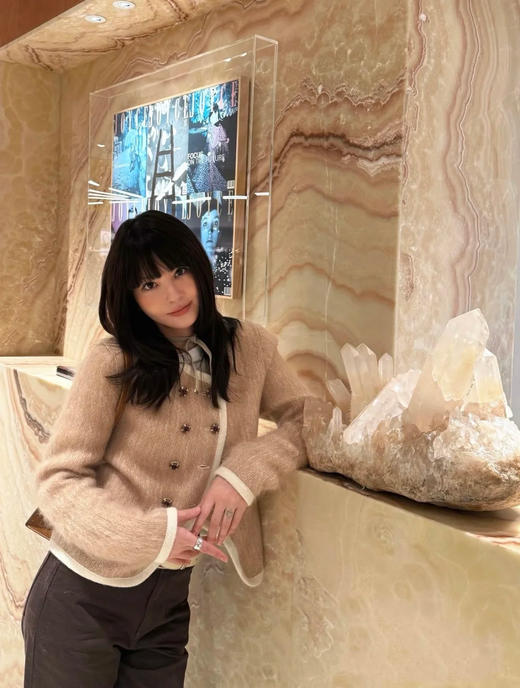 香奈儿 25秋冬新款 洋装马海毛外套(TM) 商品图11