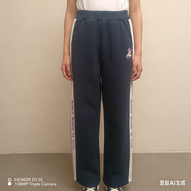 唯品爆款女童加绒加厚冬款阔腿裤特卖