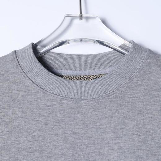 538204SDSA男士秋冬新款痞帅男装潮牌拼接条纹圆领卫衣宽松百搭套头上衣 商品图2