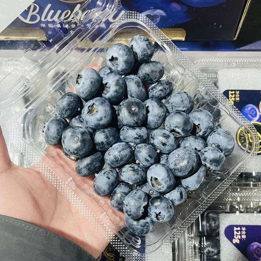 大果18mm 国产蓝莓新鲜蓝莓  多规格可选     脆甜 护眼小能手包装随机发 商品图4