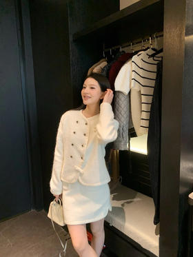 香奈儿 25秋冬新款 洋装马海毛外套(TM)