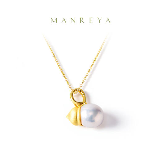 Manreya玛芮雅“金鼎福”巴洛克珍珠项链|银镀金，淡水巴洛克珍珠 商品图0