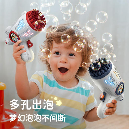 【多孔出泡❗️细腻质感不硌手】2025新款泡泡机网红手持全自电动吹泡泡枪加特林婴幼儿童宝宝玩具。jb 商品图0