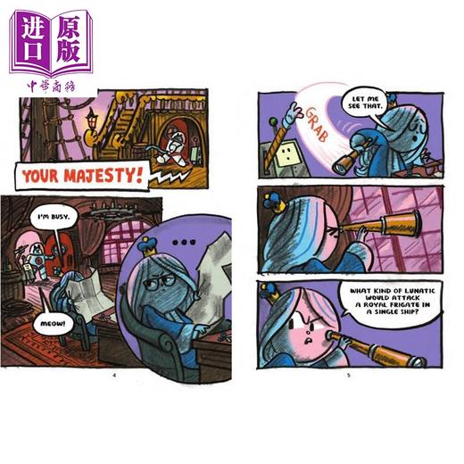 【中商原版】宇宙第一猫4 The First Cat in Space and the Baby Pirate's Revenge 英文原版 儿童图画小说 绘本故事 进口童书 商品图2