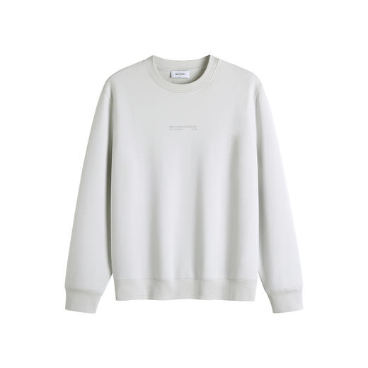 HIM漢崇【商场同款】柔软微弹双面针织套头卫衣立体滴胶字母印花 商品图4