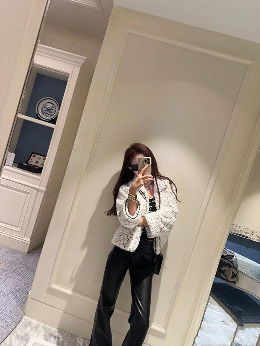 香奈儿 25秋冬新款 Neige滑雪系列亮片立领外套(TM) 商品图7