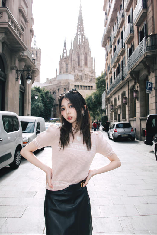 迪奥 新款 珍珠短袖针织上衣(KX*MM) 商品图5