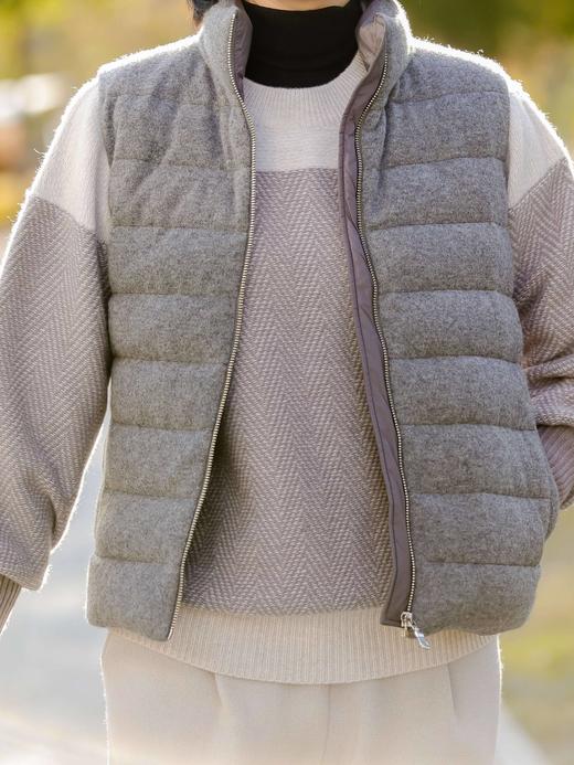 MAISON COVET 纯山羊绒鹅绒马甲 商品图0