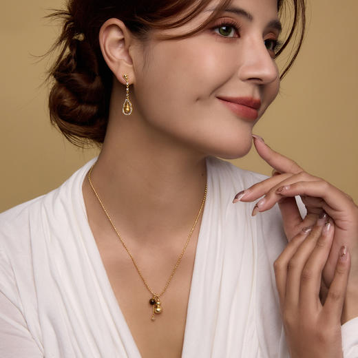 Manreya玛芮雅“金福星环”耳饰|铜镀金 商品图3