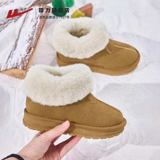 回力女童雪地靴宝宝冬季新款加绒小孩棉鞋软底冬鞋女孩保暖儿童鞋 商品图3